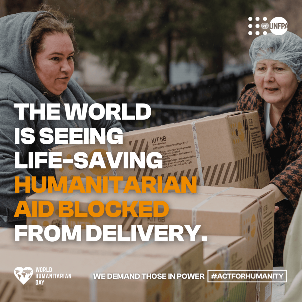 The world is seeing life-saving humanitarian aid blocked from delivery.