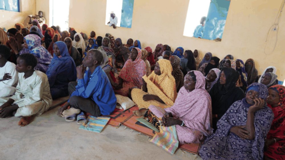 A group of refugee women at Kouchaguine-Moura camp