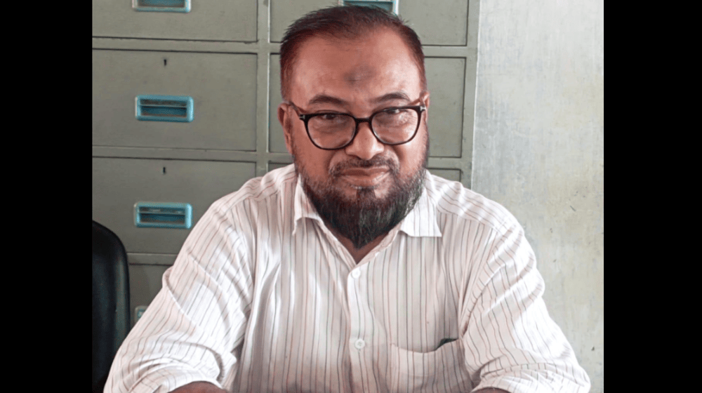 Abu Taleb Khan has dedicated 30 years of his career to teaching at Moheskhali Model High School in Cox's Bazar district, Bangladesh. 