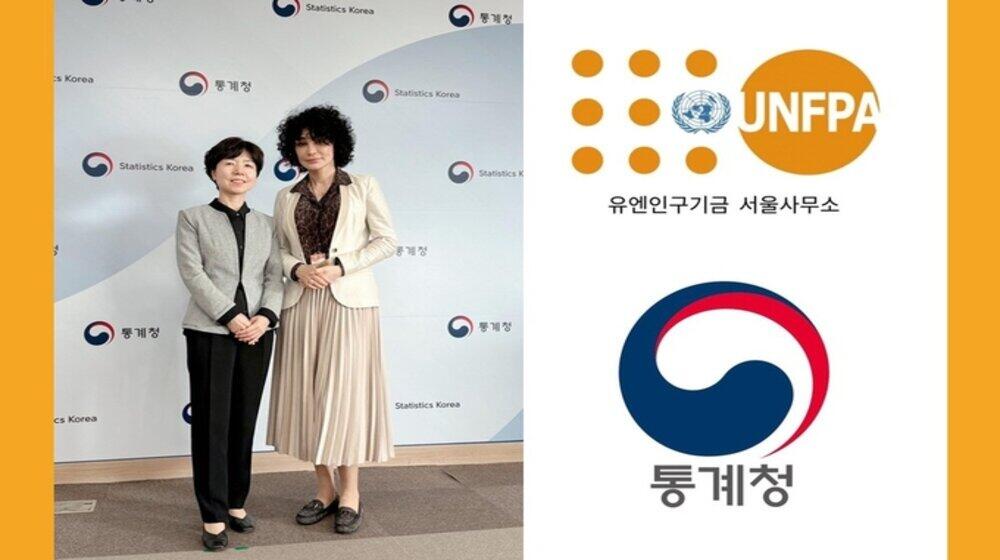 UNFPA 서울사무소장 리타 콜롬비아 박사는 통계청 김수영 국제협력국장을 만나 현재 진행 중인 협력 방안을 검토하고 향후 추진 계획을 설명했습니다.