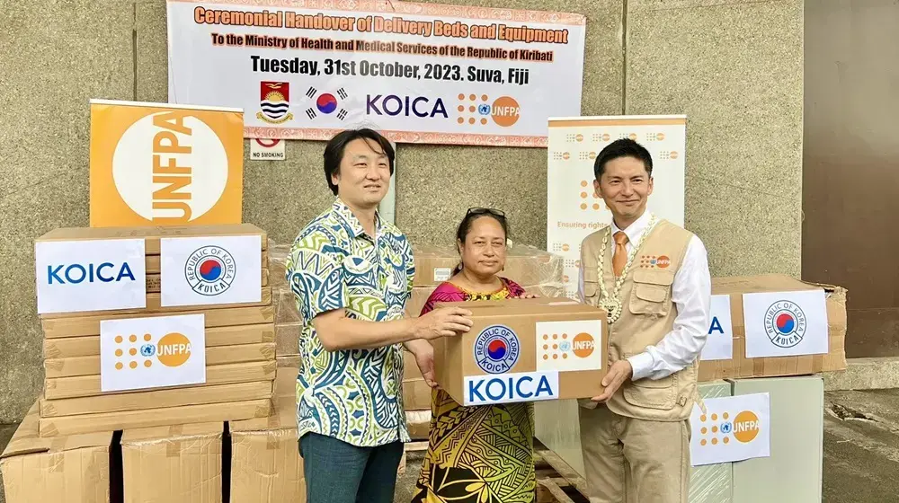 UNFPA promotes safe childbirths in Kiribati, with KOICA support